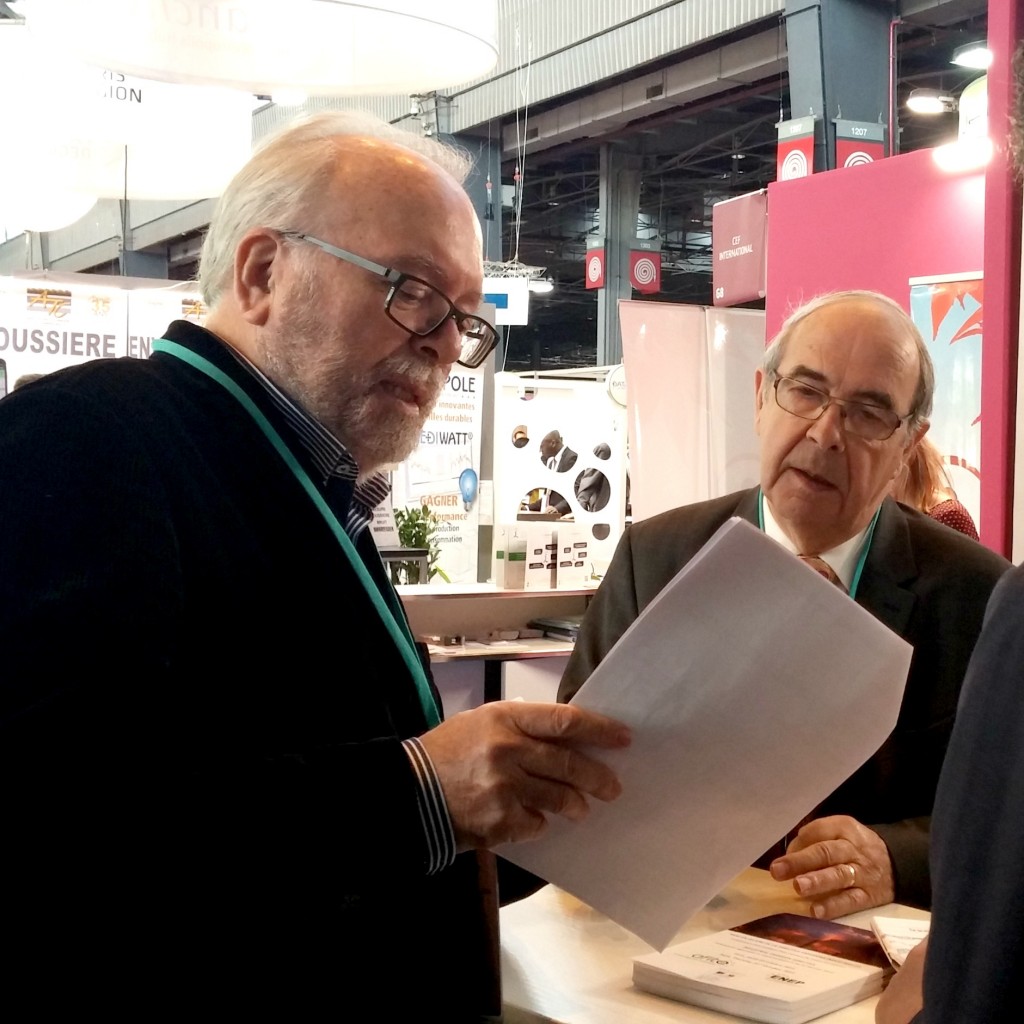 Wallerand de Saint-Just au forum World Efficiency à la porte de Versailles.