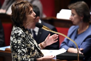 French minister for Social Affairs, Health and Women's Rights Marisol Touraine speaks during a session of questions to the government on November 3, 2015 at the National Assembly in Paris. AFP PHOTO / LIONEL BONAVENTURE