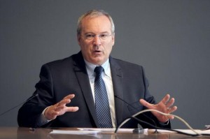 Jean-Georges Malcor, PDG de la CGG; ERIC PIERMONT/AFP