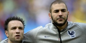 Mathieu Valbuena et Karim Benzema; Franck Fife/ AFP