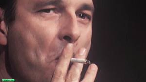 Jacques Chirac lors du débat présidentiel face à François Mitterand en 1988. Crédits: Alatelefr/Flickr