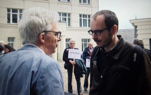 William Bourdon avec son client, Antoine Deltour (à droite)