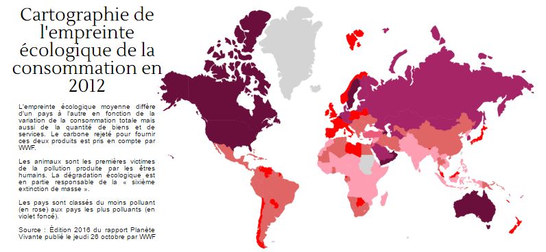 La pollution est en partie responsable du déclin des populations animales à la surface de la Terre.
