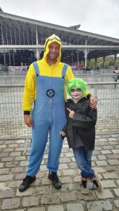 « On a fait deux heures de route ce matin pour venir. On vient de Lille. Ma compagne et son fils sont des grands fans de comics ». Alexandre, 35 ans.